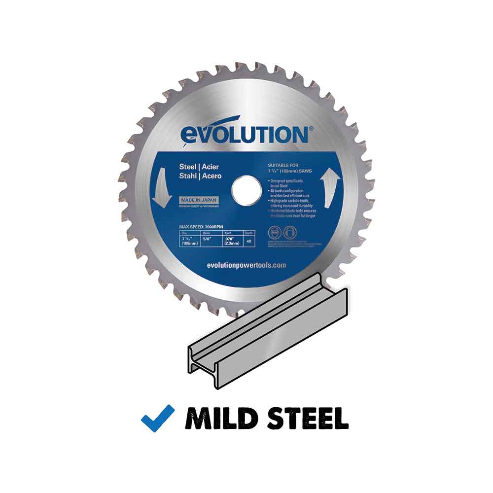 Evolution 305mm TCT list za preklopnu pilu za čelik, 60 zuba