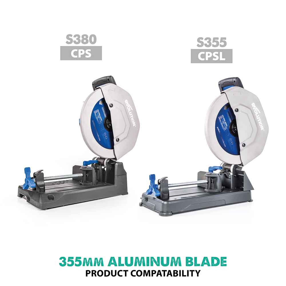 Evolution 355mm TCT list za preklopnu pilu za aluminij, 80 zuba
