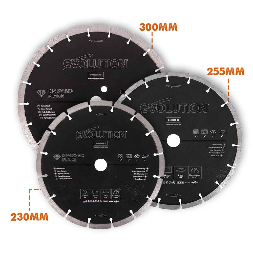 Evolution univerzalni dijamantni disk 300mm, provrt 22,2mm