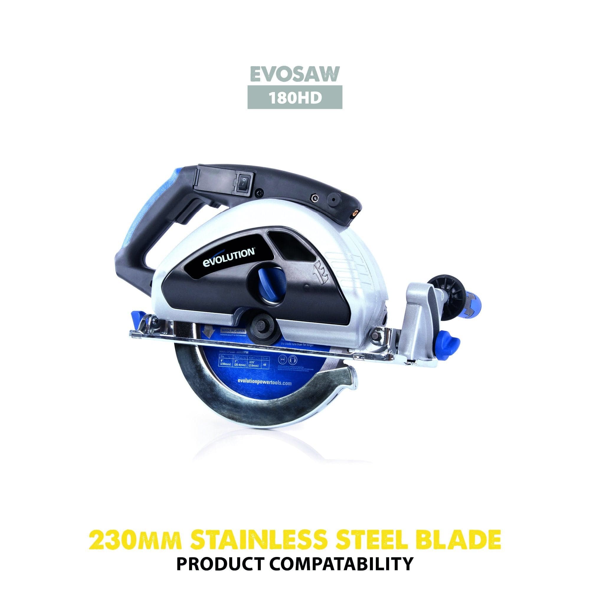 Evolution 230mm list za nehrđajući čelik, 60 zuba
