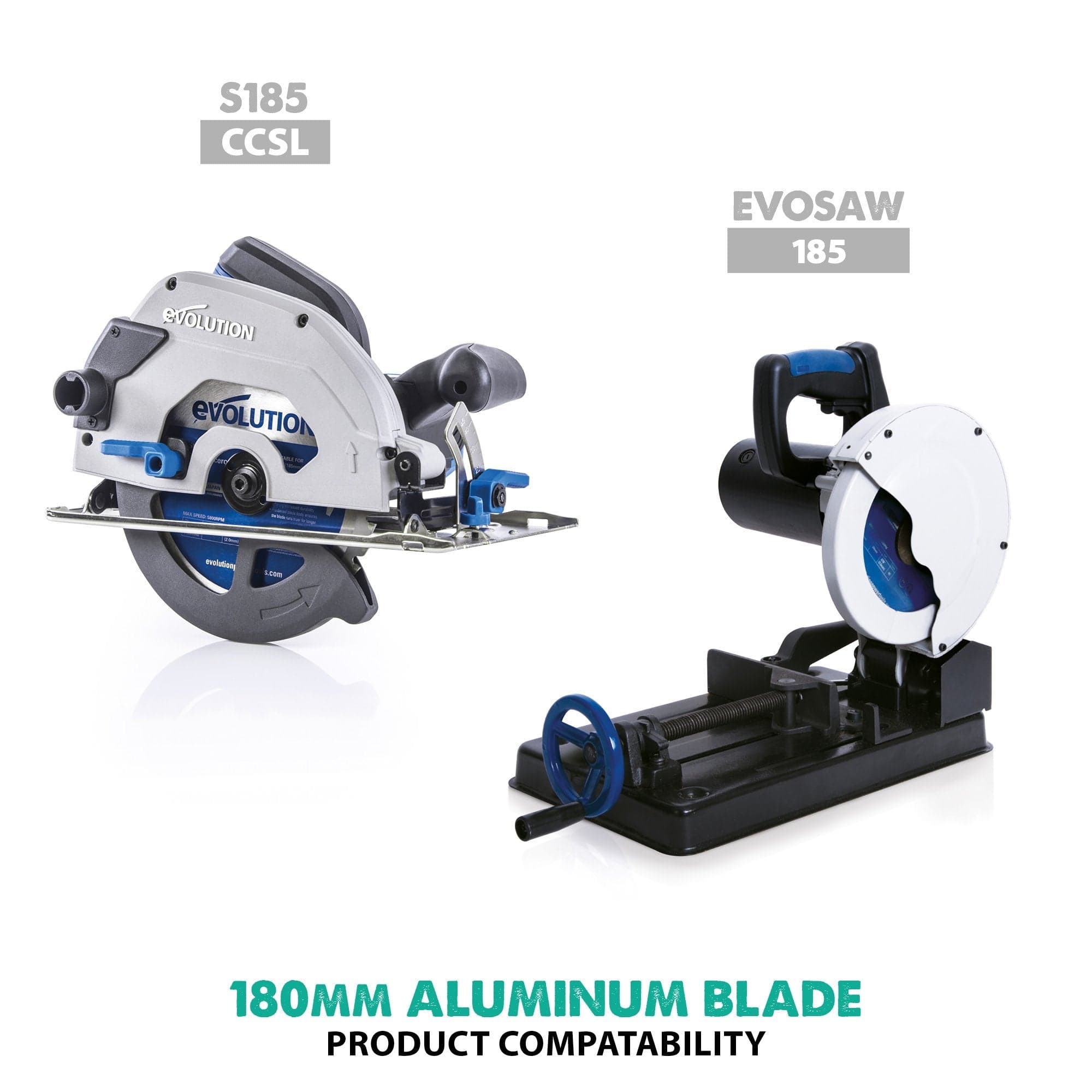 Evolution 180mm TCT list za kružnu pilu za aluminij, 54 zuba