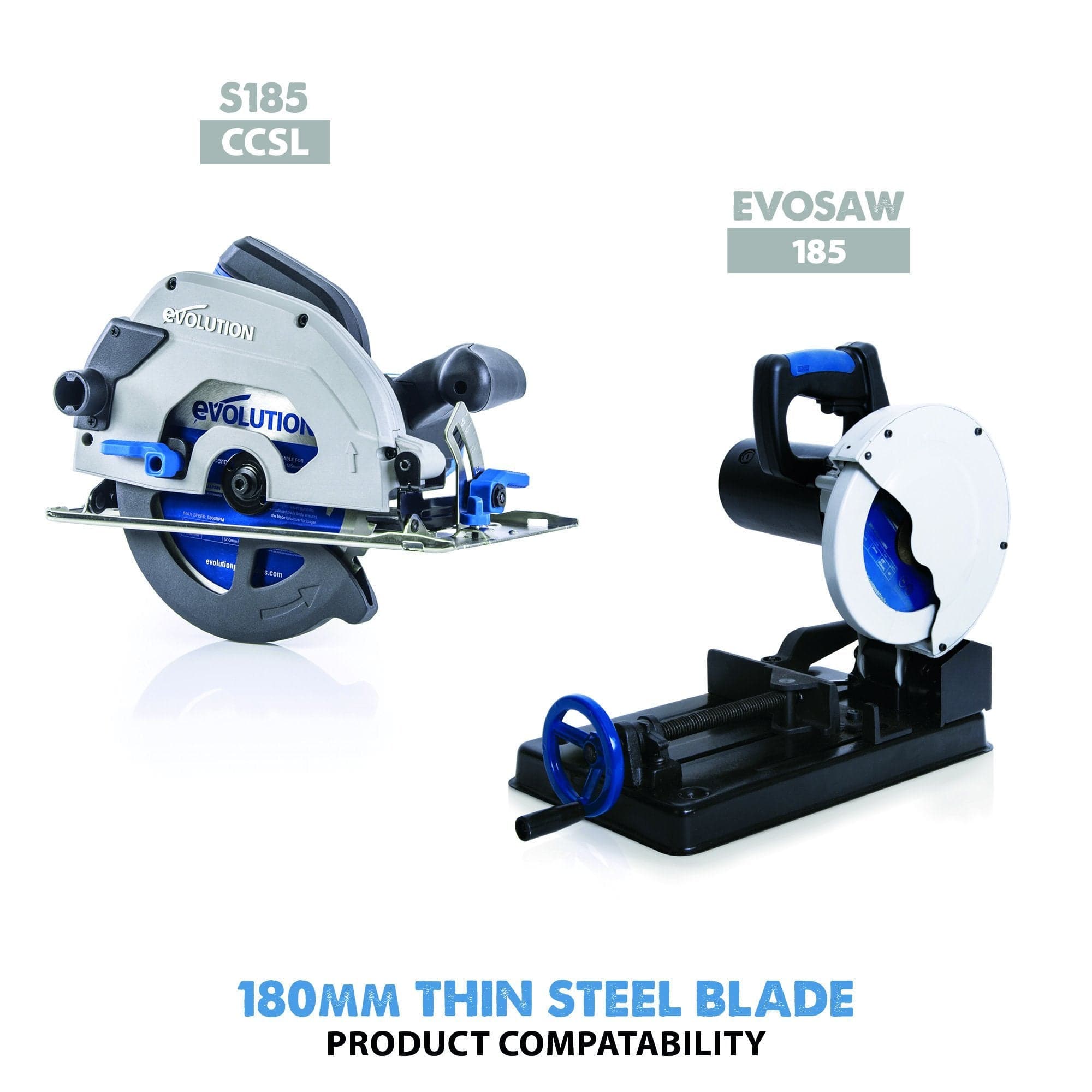 Evolution 180mm TCT list za kružnu pilu za tanki čelik, 68 zuba