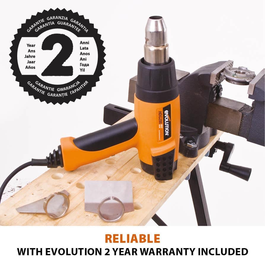 Evolution HDG200 profesionalno digitalno puhalo vrućeg zraka 2000W s LCD zaslonom (230V)