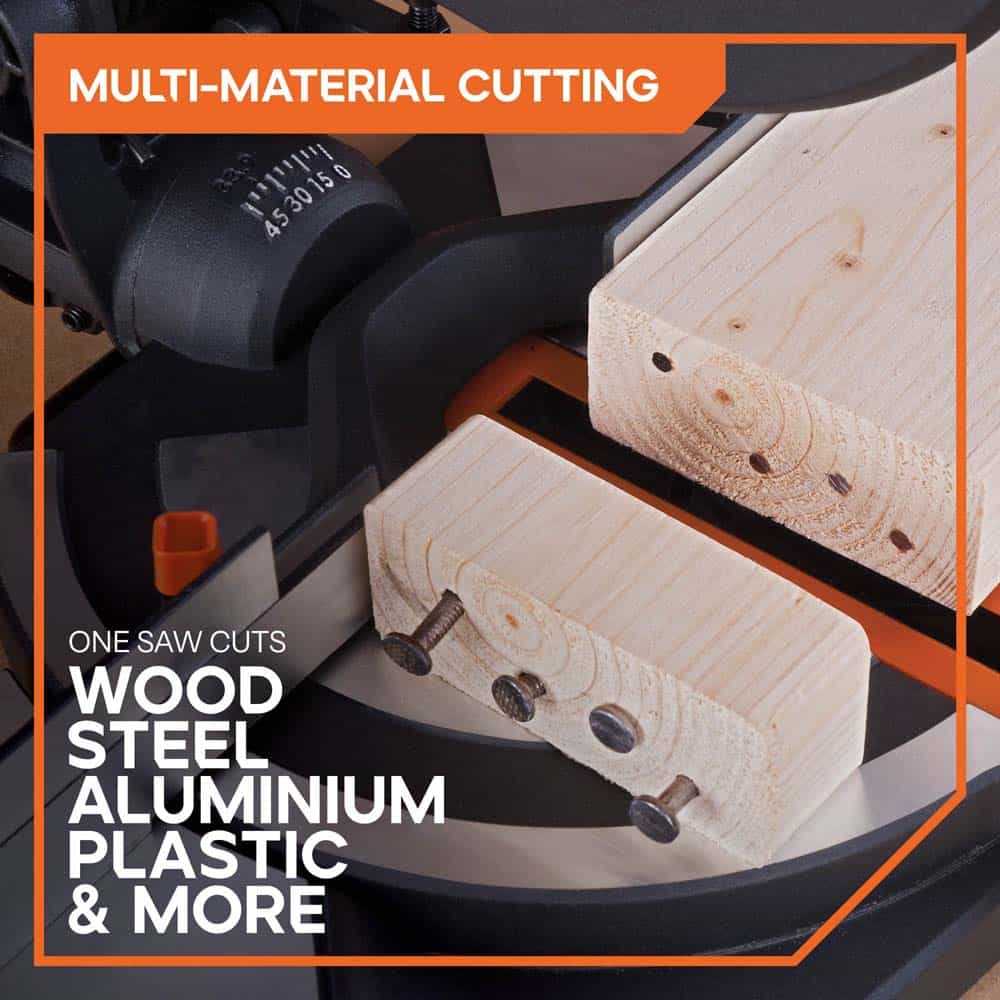 Evolution R210CMS+ kutna pila 210mm 1200W s TCT listom za više materijala