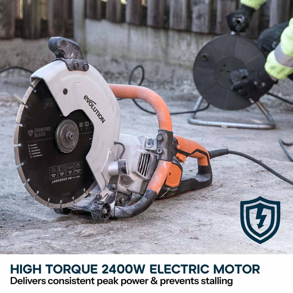 Evolution R300DCT električni rezač betona 300mm 12" s dijamantnim listom