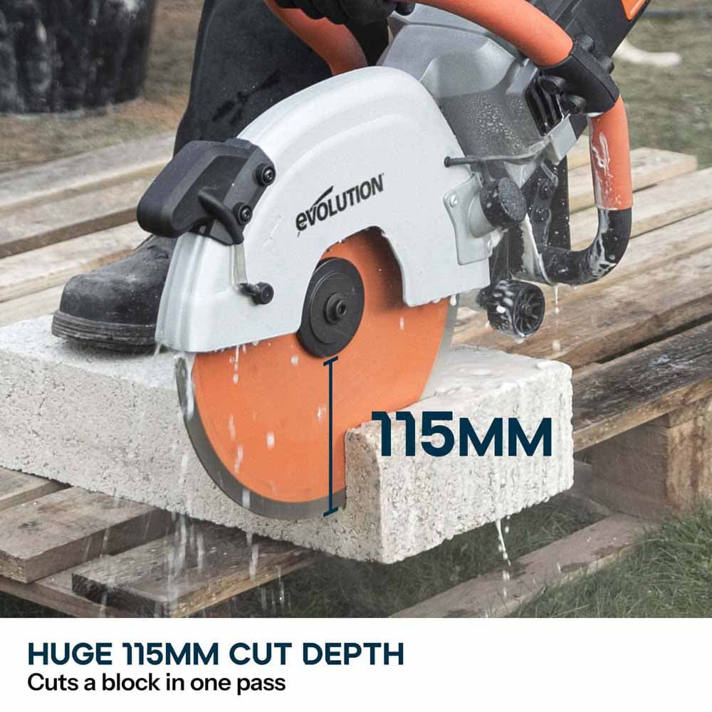 Evolution R300DCT+ električni rezač 300mm s vodenim potiskivanjem prašine