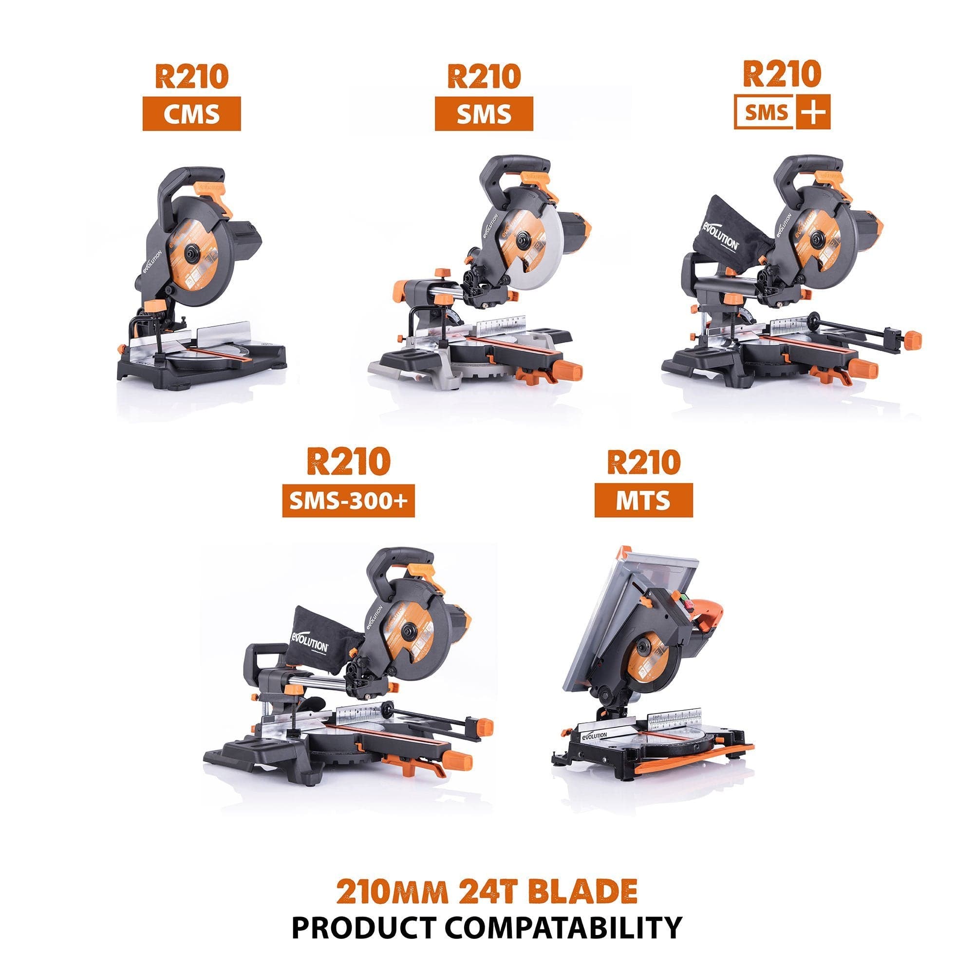 Evolution 210mm list za više materijala, 24 zuba