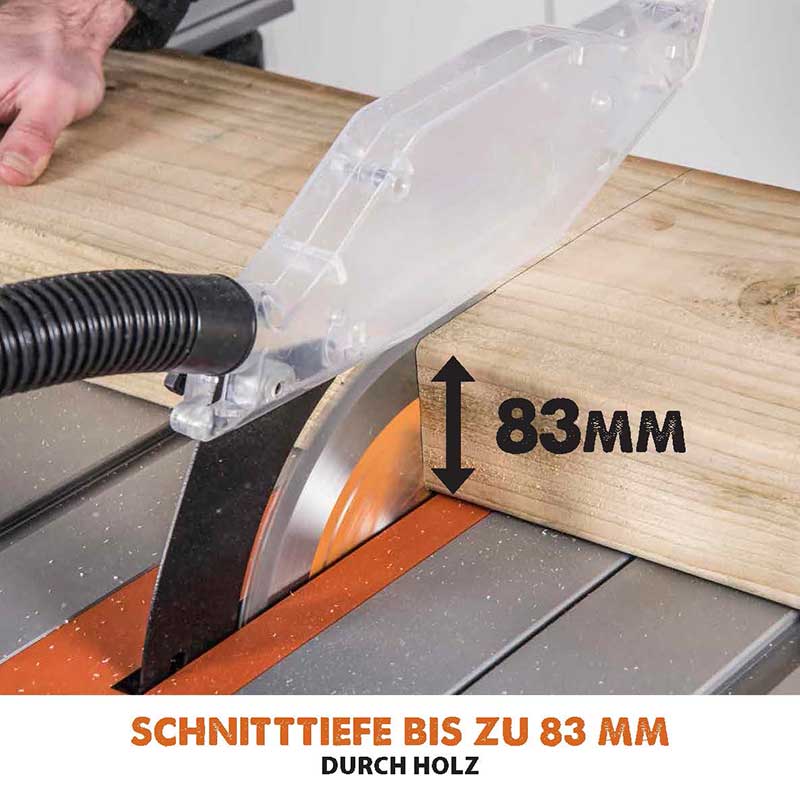 Evolution RAGE5-S 255mm 230V stolna pila s TCT listom za više materijala