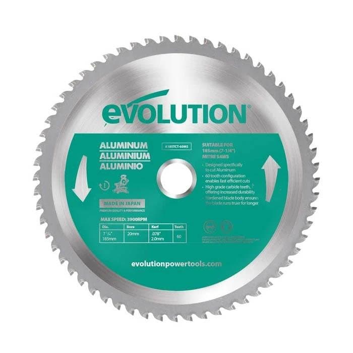 Evolution 185mm TCT list kružne pile za aluminij 60 zuba