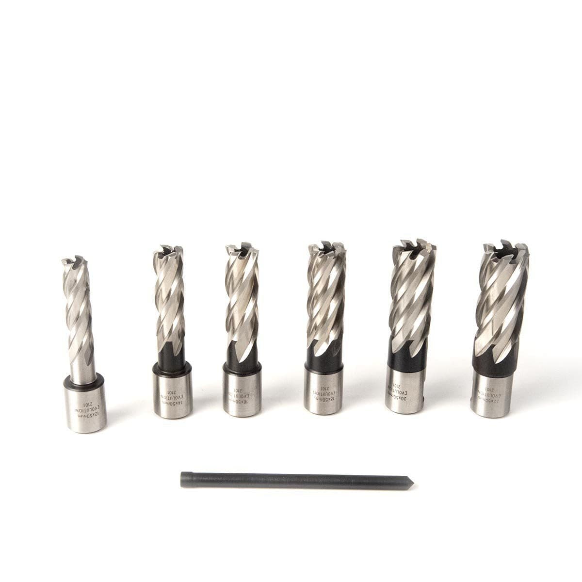 Evolution Cyclone komplet jezgrenih svrdala za magnetsku bušilicu, 6 kom, dubina 50mm