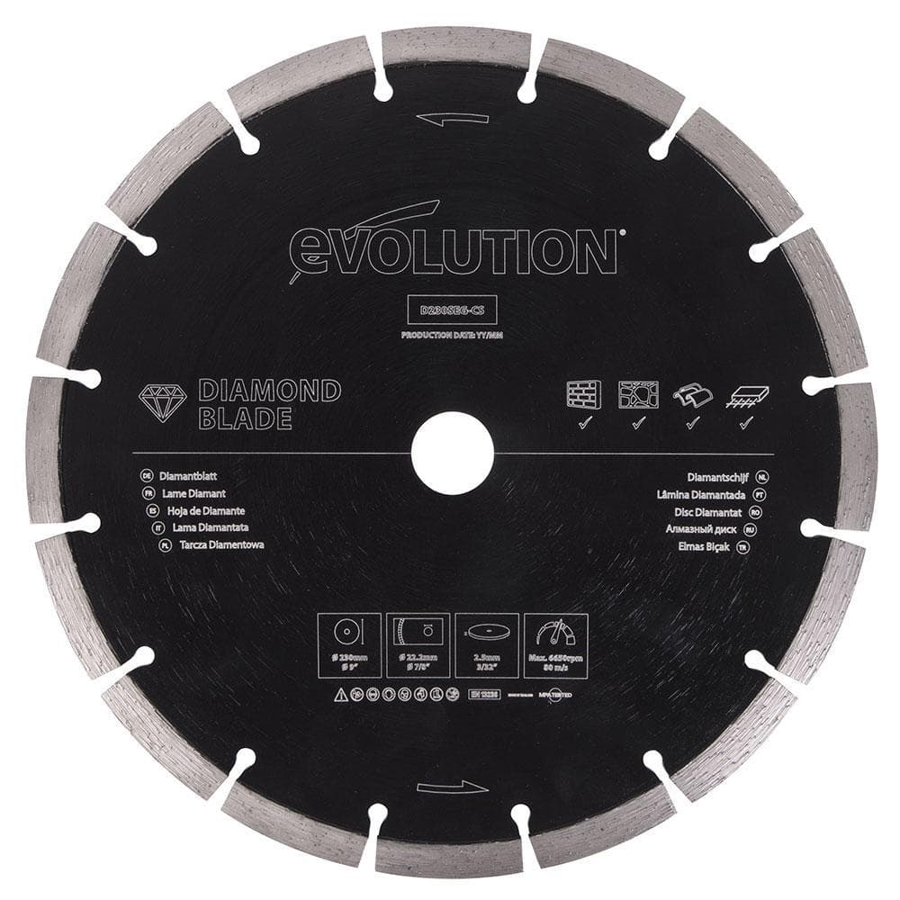 Evolution univerzalni dijamantni disk 230mm, provrt 22,2mm