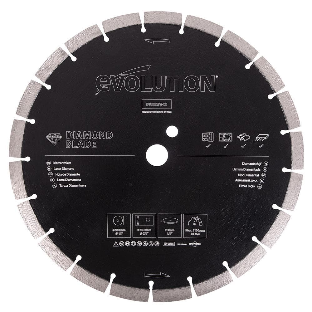 Evolution univerzalni dijamantni disk 300mm, provrt 22,2mm