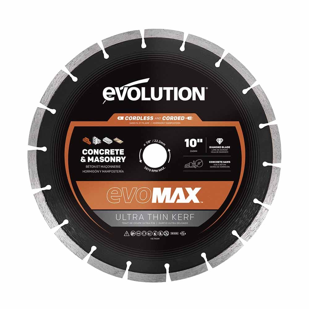 Evolution EVOMAX 260mm premium dijamantni disk za rezanje, ultra uski rez, provrt 22,2mm