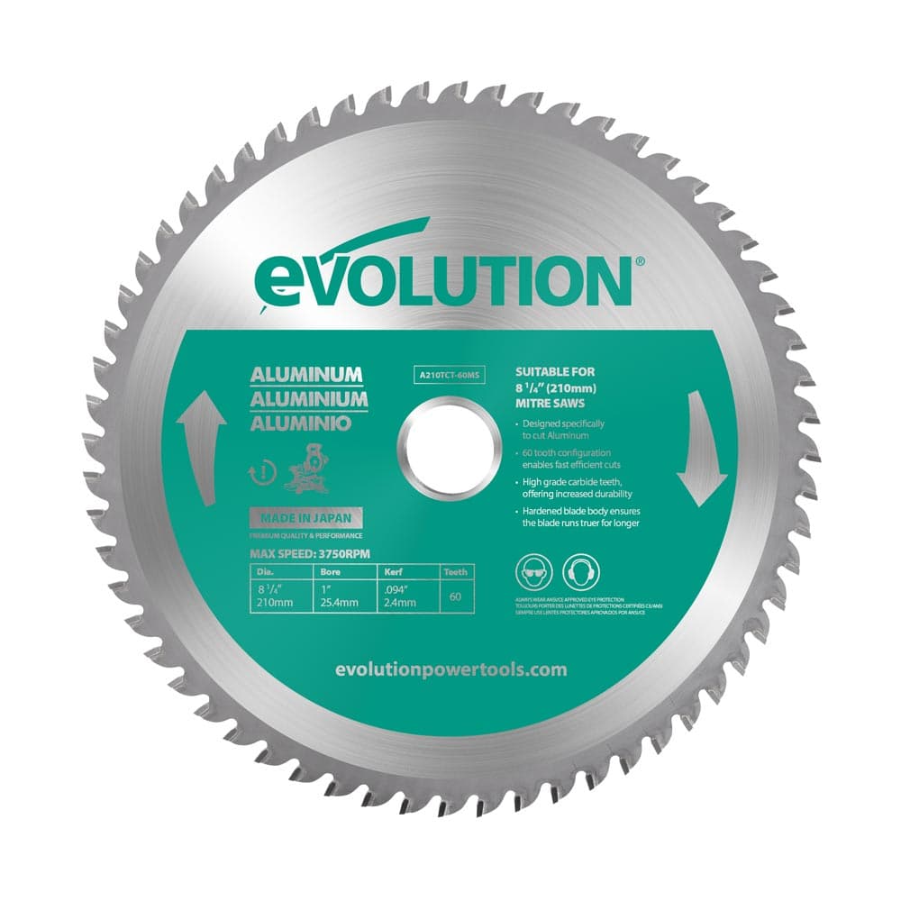 Evolution TCT list kutne pile za aluminij 185mm 60 zuba