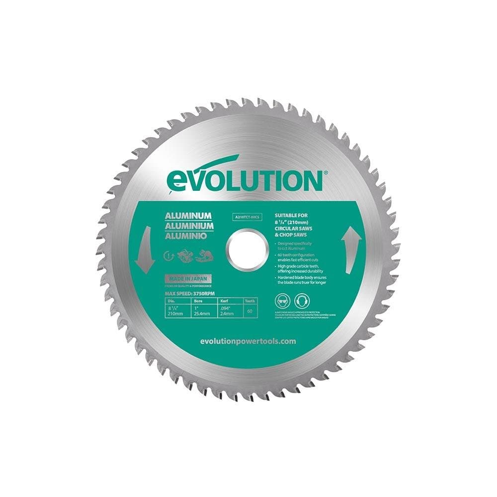 Evolution 210mm TCT list kružne pile za aluminij 60 zuba
