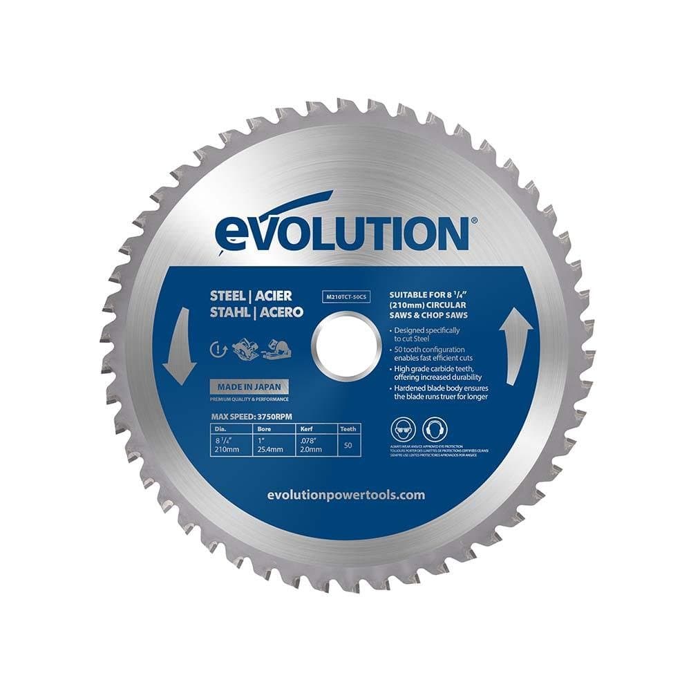 Evolution 210mm TCT list kružne pile za čelik 50 zuba