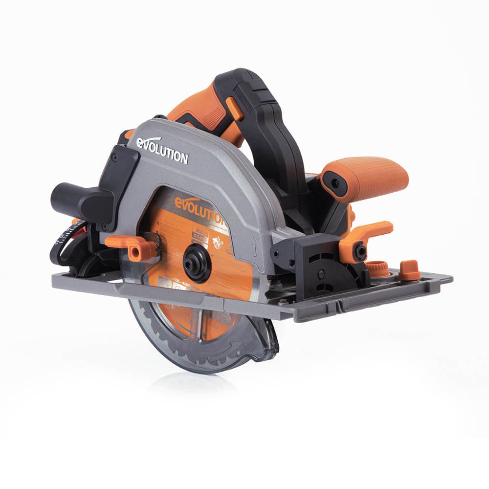 Evolution akumulatorska R185CCSX-Li 185mm kružna pila kompatibilna s vodilicom, brushless 18V Li-Ion EXT s listom za više materijala