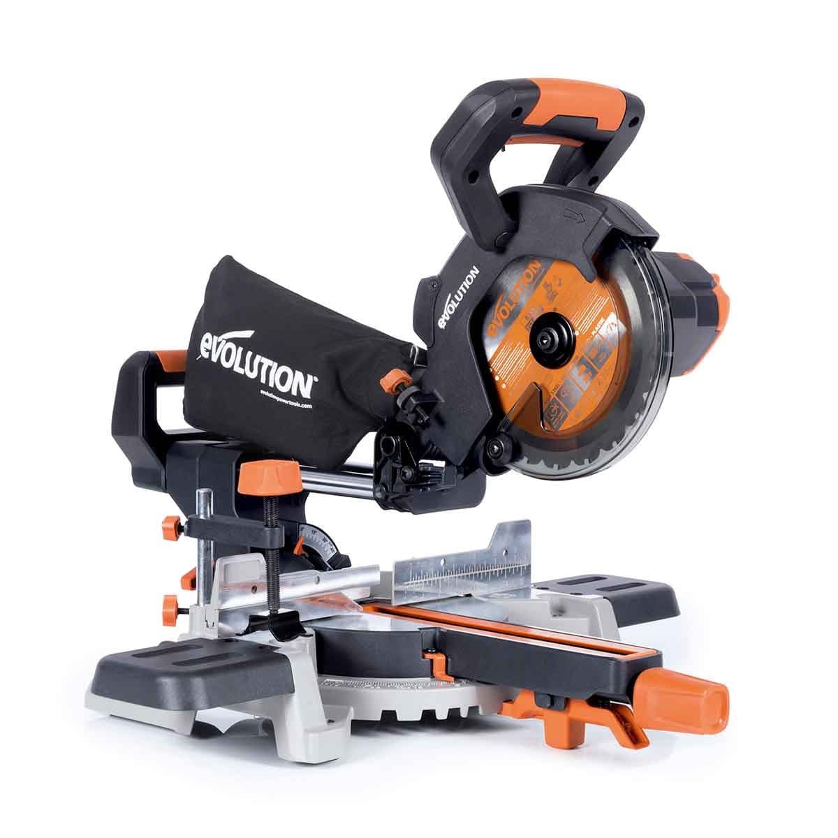 Evolution R185SMS-Li akumulatorska potezna pila 185mm 18V Li-Ion EXT s listom za više materijala
