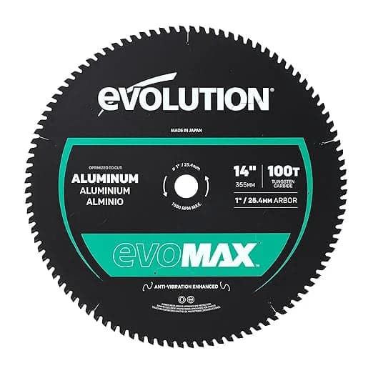 EVOMAX 355mm list od volframkarbida 100 zuba za profesionalno rezanje aluminija