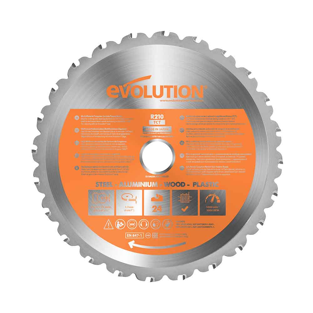 Evolution 210mm list za više materijala, 24 zuba
