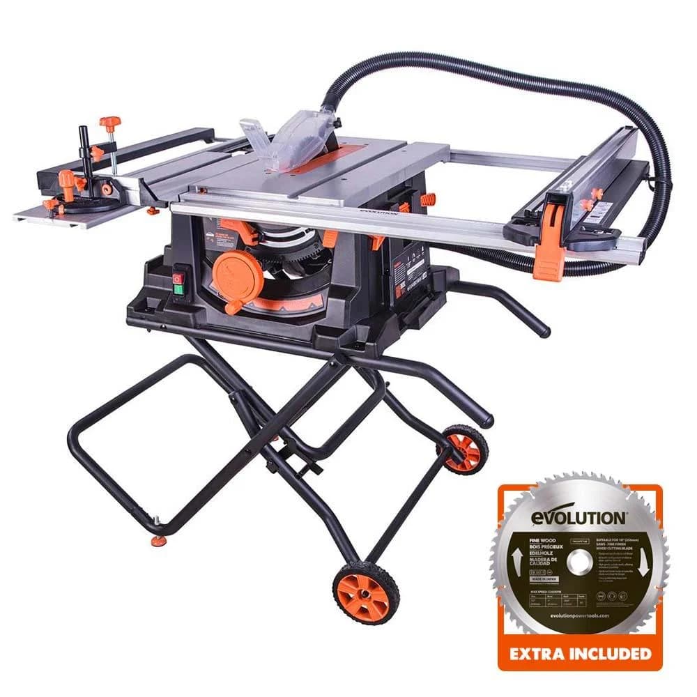 Evolution R255TBLX+ 255mm stolna pila sa stalkom