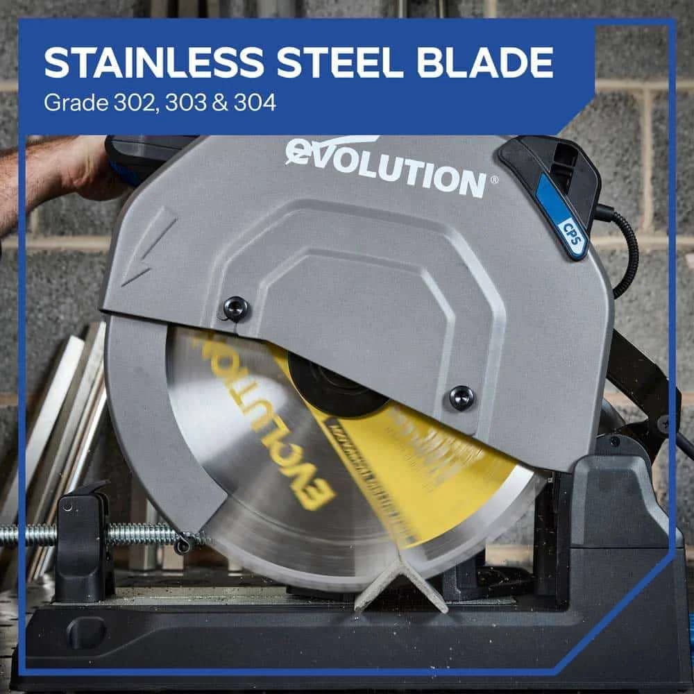 Evolution 355 mm nehrđajući čelik, inox 90T list pile za rezanje S355TCT-90CS-G2